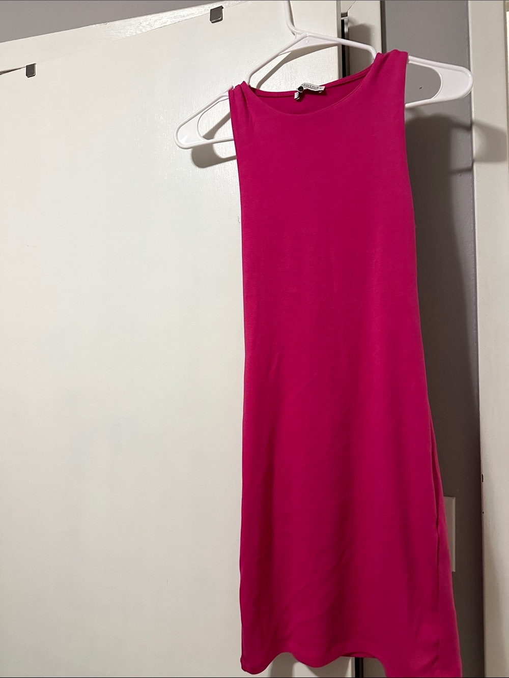 Zara Hot Pink Sleeveless Mini Dress